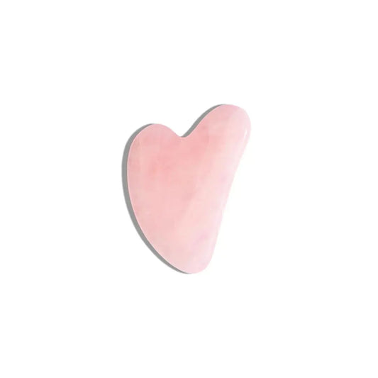 Gua Sha en quartz rose